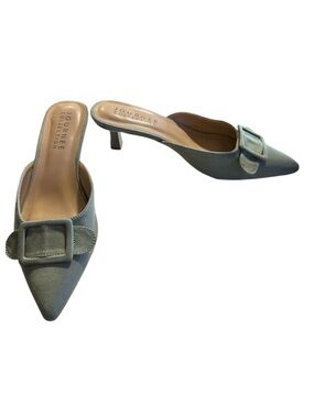 Journee Collection Vianna Sage Mules Size 9